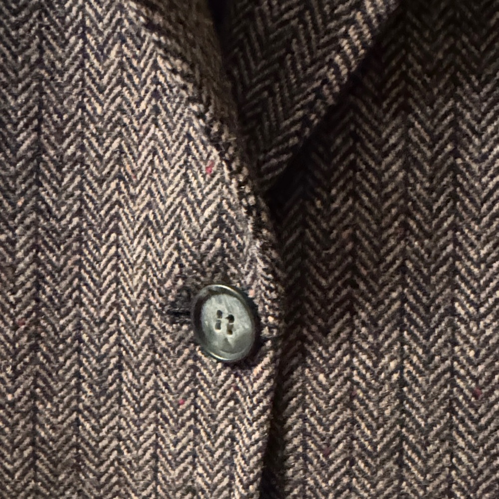 Pendleton Dark Brown Textured Blazer - image 3